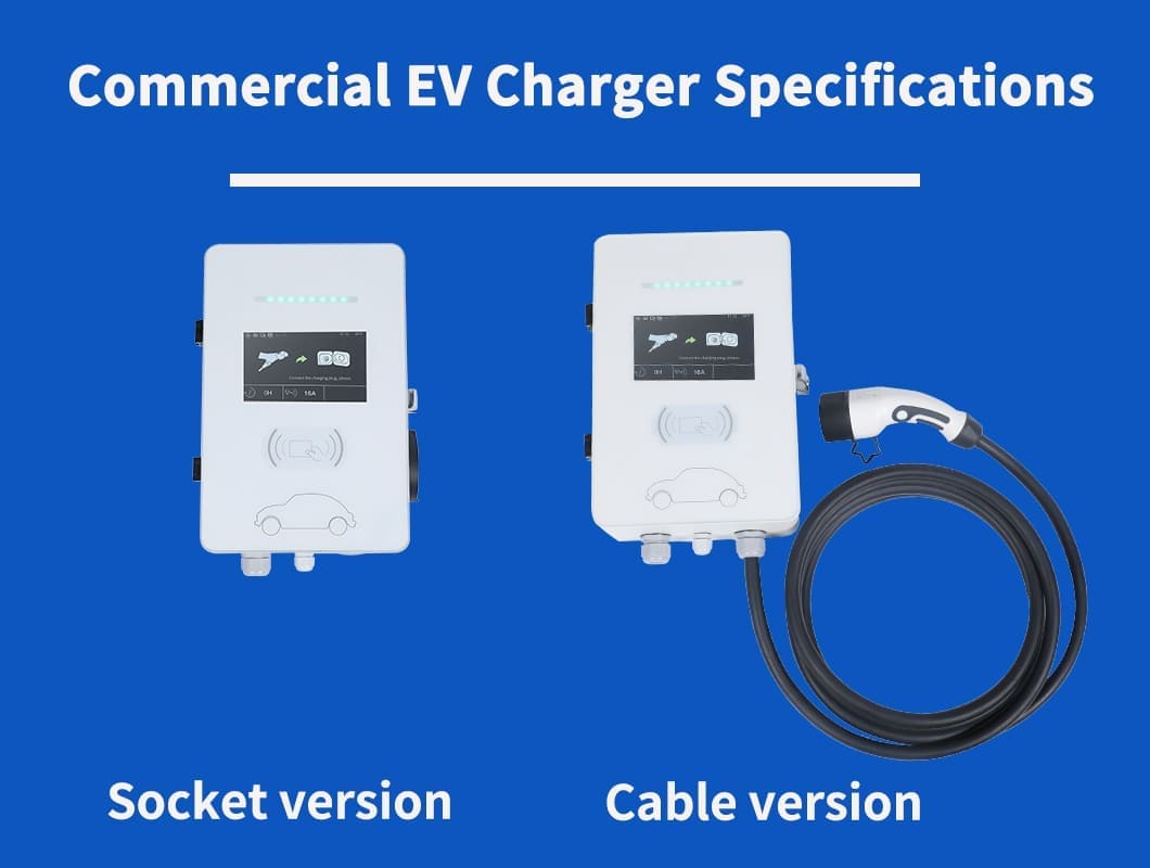 business ev charger station specifications