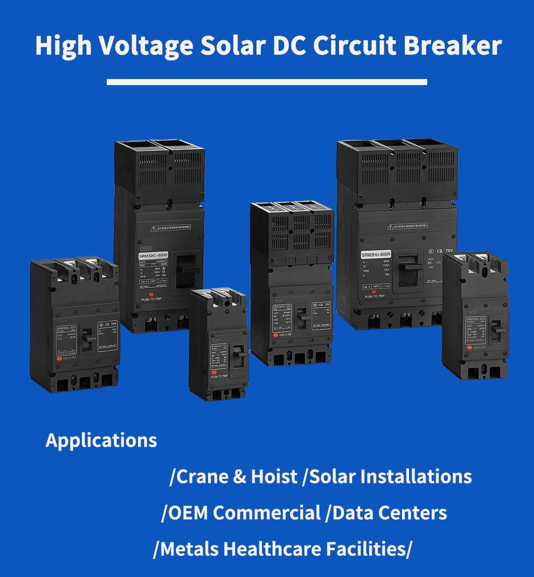 high voltage solar dc circuit breaker