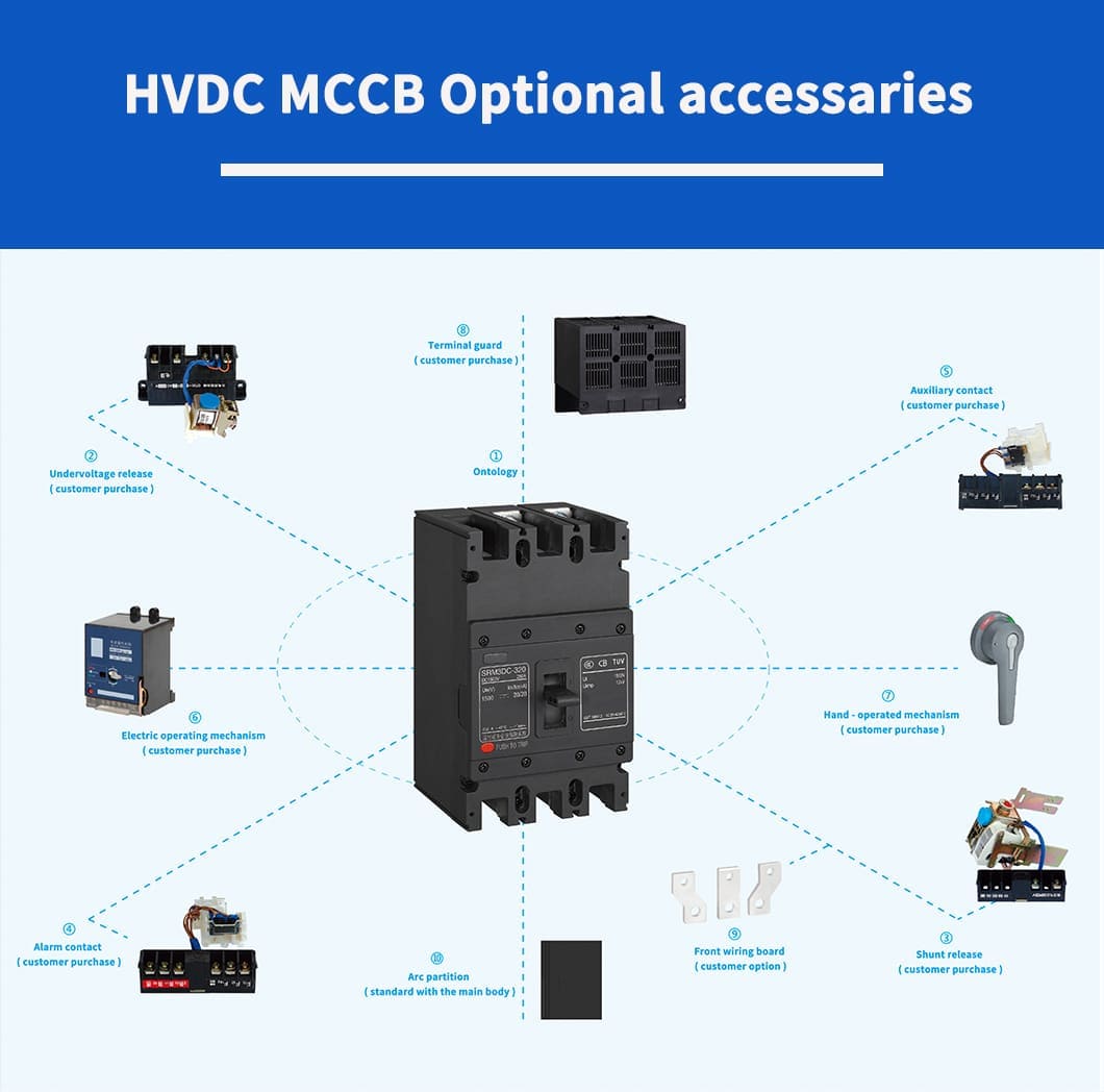 high voltage solar mccb