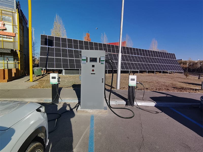 ev charging station with battery storage-aegen